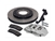 DA2701 - Front Brake Axle Kit By Alcon for Land Rover Defender (with 18" Wheels) - 6 Piston Silver Caliper, Disc and Pad Kit - Fits Defender 90 and Also 110 from 2000 Onwards