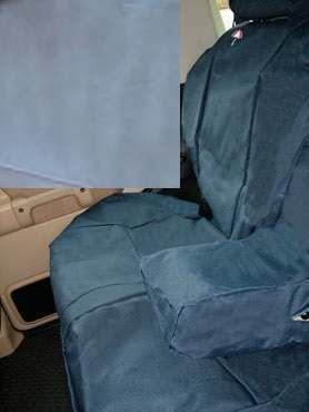 DA2801GREY - Rear Seat Covers In Grey - Washable, Waterproof and Well-Fitted For Discovery 2