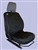 DA2815BLACK - Fits Defender Front Seat Covers up to 2007 - Comes as a Set of Three in Black - Waterproof and Machine Washable