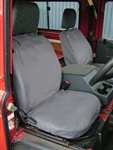 DA2815GREY - Fits Defender Front Seat Covers up to 2007 - Comes as a Set of Three in Black - Waterproof and Machine Washable