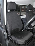 DA2818BLACK - Fits Defender Front Seat Covers in Black - 2007 Onwards