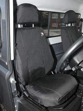 DA2818BLACK - Fits Defender Front Seat Covers in Black - 2007 Onwards