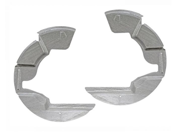 DA2860.AM - For Defender Front Brake Mudshield - Galvanised - Comes as a Pair -Fits up to 1994