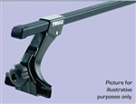 DA2991 - Thule Roof Bars With Feet - Gutter Mounted - For Discovery 2