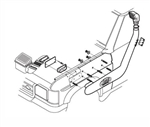 DA3023 - Safari Snorkel for Discovery 2 - Raised Air Intake for TD5 and V8 (from 1998 Onwards)