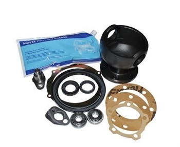 DA3164G - OEM Swivel Housing Kit for Discovery 1 and Range Rover Classic up to JA Chassis 8mm Seals - OEM Swivel Housing Ball, Corteco Seals, and Timken Bearings