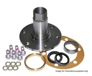 DA3191 - Front Stub Axle Kit for Land Rover Defender from LA up to 2006 - Stub Axle, Bearing, Gasket, Seal and Bolts
