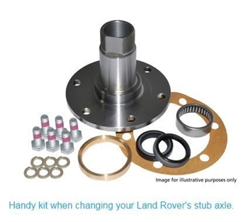DA3197 - Rear Stub Axle Kit for Land Rover Discovery 1 and Range Rover Classic from JA - Stub Axle, Bearing, Gasket, Seal and Bolts