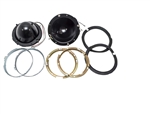DA3208 - Headlamp Bowl Kit Steel - Pair of Each Items For Land Rover Series