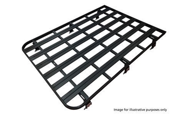 DA3269 - Double Cab Roof Rack In Black for Defender 110 / 130 - Britpart Expedition - 1.60m Long X 1.50m Wide (Made in UK)