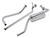 DA3998 - 80" Model - Land Rover Stainless Steel Exhaust System For Series 1