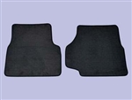 DA4022BLACK - Front Carpet Set, with Rubber Backing in Black for Defender - By Britpart (for Vehicles from 1984-2007)