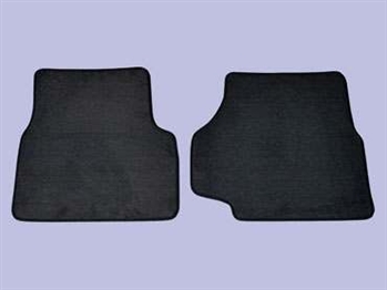 DA4022BLACK - Front Carpet Set, with Rubber Backing in Black for Defender - By Britpart (for Vehicles from 1984-2007)