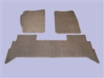 DA4023GREY - Front And Rear Carpet Set, With Rubber Backing In Grey - By Britpart For Discovery 1