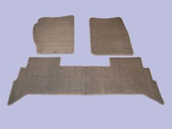 DA4023GREY - Front And Rear Carpet Set, With Rubber Backing In Grey - By Britpart For Discovery 1