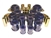 DA4035BLUE - Poly Bush Kit for Land Rover Defender - Fits Vehicles up to 1993 (with Drum Brakes)