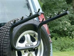 DA4119 - Spare Wheel Mounted Bike Rack - For 4 Bikes - Will Fit For Discovery from 1998-2004