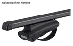 DA4323 - Thule Roof Bars With Feet - Raised Roof for Discovery 2