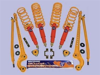 DA4367 - Heavy Duty / 5" Lift Cellular Dynamic Full Suspension Kit - Fits Defender 110 & 130 up to 1994