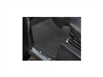 DA4423 - For Land Rover Defender Rubber Footwell Mat Set - Front in Black - By Autograph - Fits all Defender Models from 1998-2007