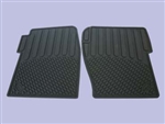 DA4424 - Rubber Footwell Mat Set - Front In Black - By Autograph For Discovery 2