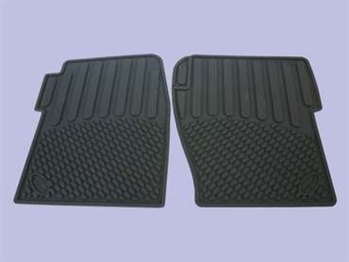 DA4424 - Rubber Footwell Mat Set - Front In Black - By Autograph For Discovery 2