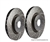 DA4496 - EBC Front Slotted / Grooved Brake Discs (Comes as a Pair) - For Range Rover Sport and Discovery 3 & 4 Front Brake Discs (Comes as a Pair) - Vented