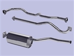 DA4528 - Stainless Steel Exhaust System - For SWB 2.25 Petrol - Right Hand Drive For Series 3 Land Rover