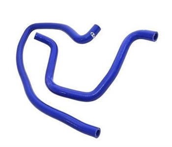 DA4573 - Silicone Heater Inlet and Outlet Hoses By Britpart in Blue for Defender TD5 - Two Hose Kit
