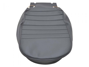 DA4591 - Centre Seat Covering in Grey Vinyl for Land Rover Defender - Seat Base - Fits 1998-2006