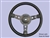 DA4654.AM - Fits Defender Steering Wheel By Mountney - 14" Black Vinyl with Black Spokes
