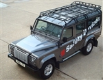 DA4714 - Explorer Full Length Roof Rack for Defender 110 - With Short Luggage Rail