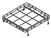 DA4734 - Gutter Mounted Explorer Roof Rack for Safety Devices for Land Rover Defender - With Luggage Rail - 1.6m X 1.4m