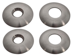 DA4788 - Set of Four Stainless Steel Shock Absorber Washers - Top For Defender and Discovery 1 Rear Shock