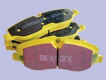 DA4844 - EBC Yellow Stuff Front Brake Pads - For Discovery 4, Range Rover L405 and Range Rover Sport 2010 Onwards - Relates to LR051626 (Non-Brembo)