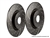 DA4855 - Fits Defender 110 / 130 Rear Slotted and Grooved Brake Discs (Comes as a Pair) - By EBC - Relate to SDB000330