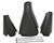 DA5496 - Gaiter Re-Trim Kit in Black - For High/Low, Gear Lever and Handbrake For Discovery 1 & 2