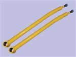 DA5510.AM - Britpart Heavy Duty Rear Radius Arm - With Castor Correction - Comes as a Pair in Eye-Catching Yellow - For Defender, Discovery 1 and Range Rover Classic