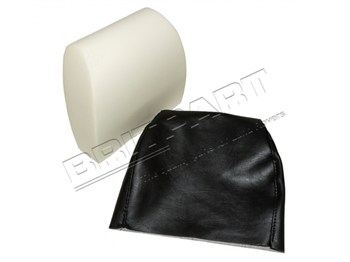 DA5685.AM - Re-Trim Kit for Headrest on Fits Land Rover Defender Front Seat - In Black - Fits up to 2007