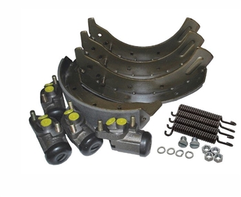 DA6044-CON - Front Brake Cylinder and Shoe Kit - SWB From July 1980 & LWB 4 Cylinder Vehicles (Not 1 Ton) - Aftermarket and OEM Available For Series 3