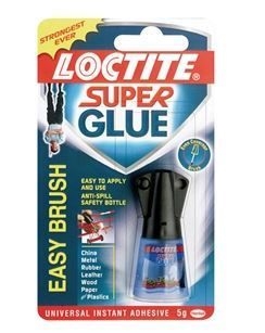 DA6301 - Loctite Glues and Adhesives - Super Glue - 5g Bottle with Easy Application Brush
