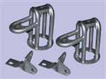 DA6322 - Britpart Front Twin Tubular Shock Brackets - Standard Height - For Defender, Discovery 1 and Range Rover Classic