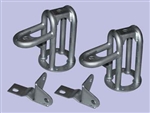 DA6322.AM - Britpart Front Twin Tubular Shock Brackets - Standard Height - For Defender, Discovery 1 and Range Rover Classic