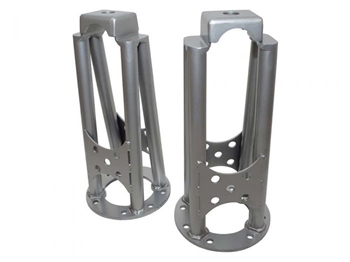 DA6323XS - Fits Defender XD Shock Front Turrets - Comes as a Pair - For Use with Remote Reservoir Shocks - DC8000