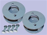 DA6344 - Britpart Front Spring Spacers Blocks - 2" Lift - For Defender, Discovery 1 and Range Rover Classic