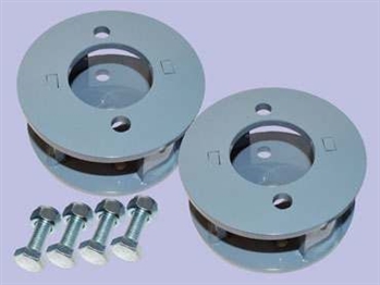 DA6344.AM - Britpart Front Spring Spacers Blocks - 2" Lift - For Defender, Discovery 1 and Range Rover Classic