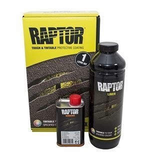 DA6498.G - Raptor 1 Litre Kit in Tintable Finish - Durable Protective Coating for Almost Any Surface
