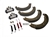 DA6508 - Brake Axle Set for Defender 90 - Rear Wheel Cylinders and Shoes for Defender from HA701010 Onwards - Aftermarket and OEM Available