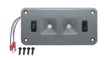 DA6554 - Interior LED Light for Land Rover Defender - By Mud UK in Light Grey - Fits from 1991 Onwards