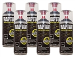 DA6642KIT - Raptor 2k Black Aerosol - 10 X Tougher - 400ml Aerosols (Not for Export) - Pack of 6